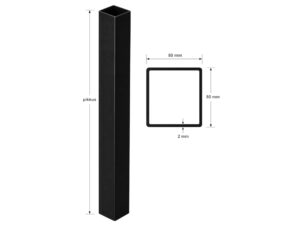 Puitaia post (80 x 80 mm)
