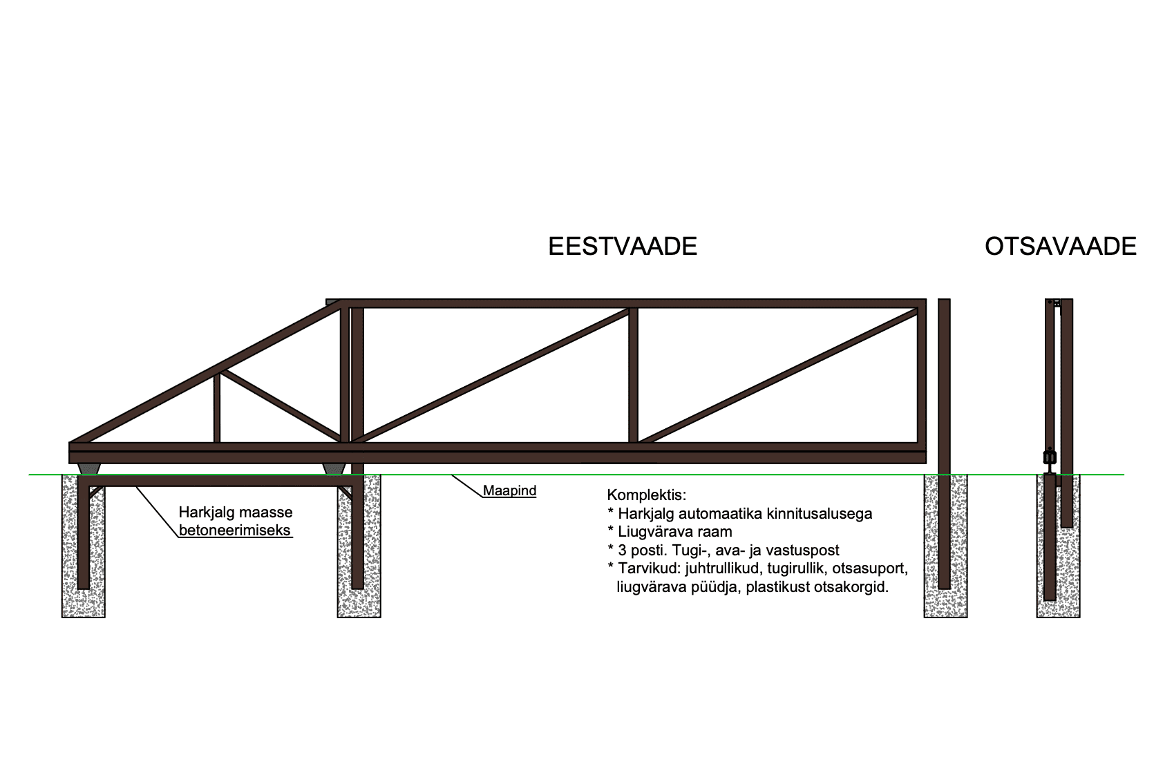 Liugvärav (tühi karkass) - Image 4