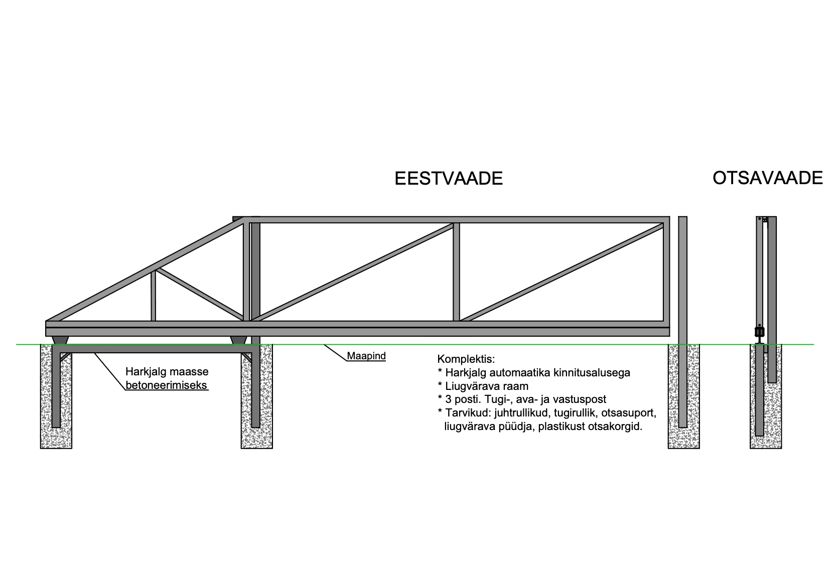 Liugvärav (tühi karkass) - Image 3